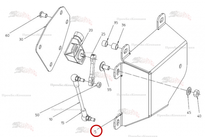 Картинка запчастей: Колпак 015.90409 для свеклоуборочного комбайна Grimme Rexor 620/630