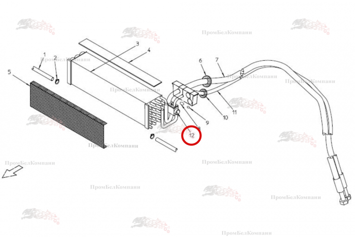 Картинка запчастей: Расширительный клапан регулируемый B81.00570 для свеклоуборочного комбайна Grimme Rexor 620/630