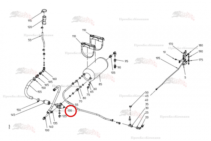 Картинка запчастей: Регулятор давления B89.02278 для свеклоуборочного комбайна Grimme Rexor 620/630