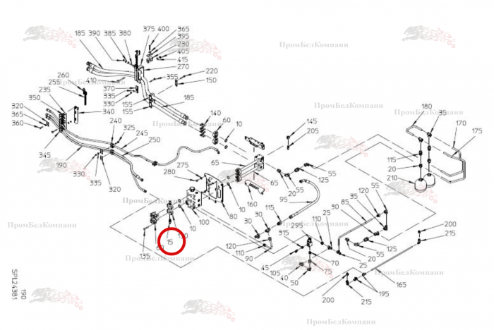 Картинка запчастей: Датчик давления 0-600БАР 4-20МА B92.04451 для свеклоуборочного комбайна Grimme Rexor 620/630