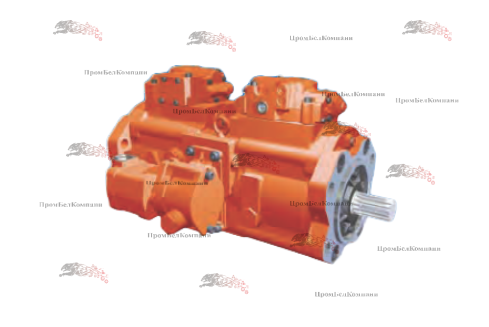 Фотография Гидронасос Kawasaki K5V80DT-1U9R-9N39+4F (400/Y3135) для экскаватора JCB 131X, 140X, 150X гидронасосы