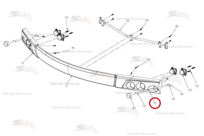 Картинка запчастей: Передняя заслонка слева 081.00843 для свеклоуборочного комбайна Grimme Rexor 620/630