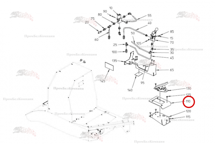 Картинка запчастей: Заслонка 015.85914 для свеклоуборочного комбайна Grimme Rexor 620/630