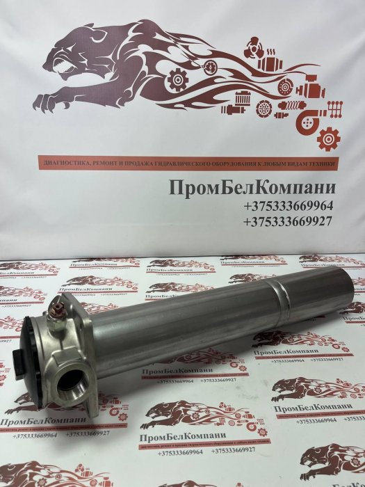 Картинка корпус фильтра / фильтр перепускной / фильтр гидравлический neuson kramer 1000149203 + фильтроэлемент 1000126919 для kramer 3207, kramer 3307
