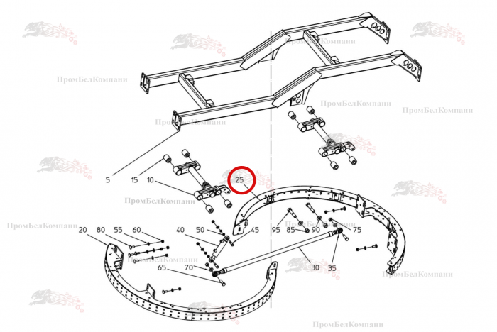 Картинка запчастей: Рама гребенки-звездочка-3 101.01743 для свеклоуборочного комбайна Grimme Rexor 620/630