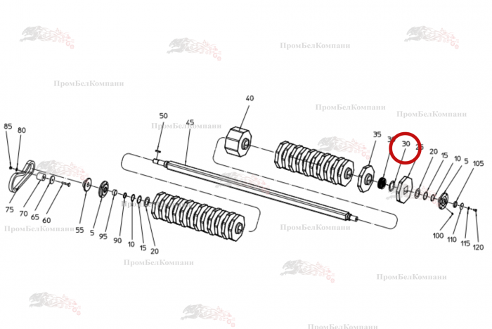 Картинка запчастей: Диск 015.60810 для свеклоуборочного комбайна Grimme Rexor 620/630