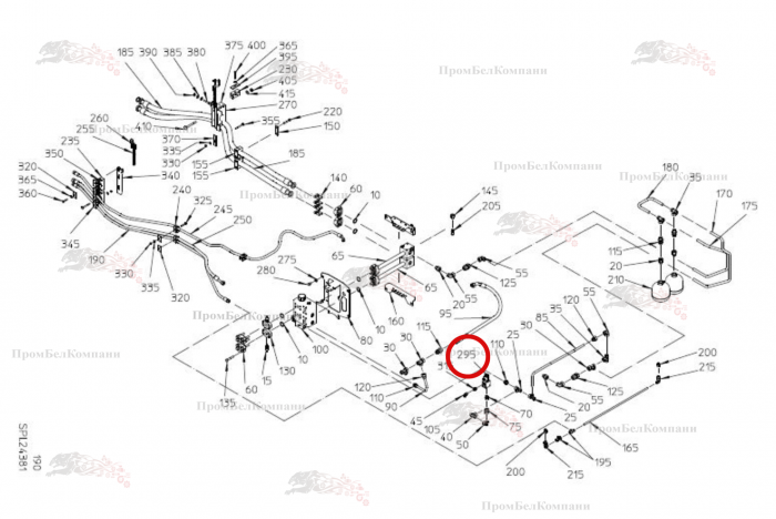Картинка запчастей: Двухходовой двухпозиционный клапан B92.50618 для свеклоуборочного комбайна Grimme Rexor 620/630