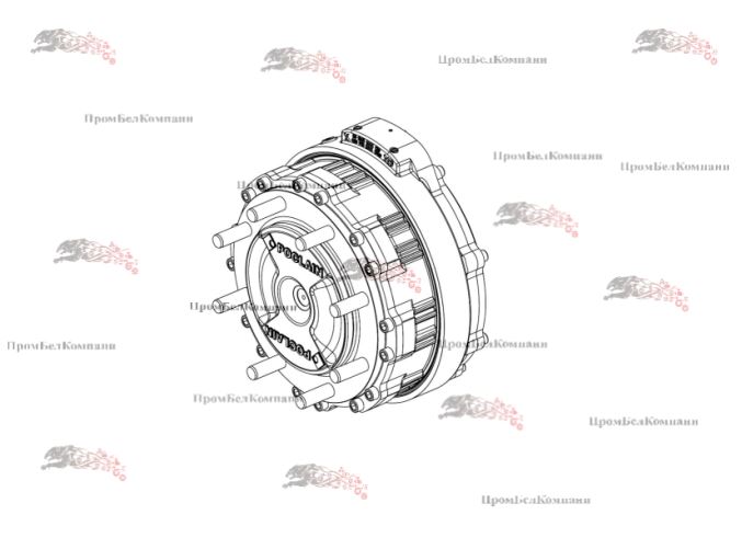 Фото b34288t гидромотор радиально-поршневой poclain hydraulics b-pal-rfre-ms18-723x-k7-m-x