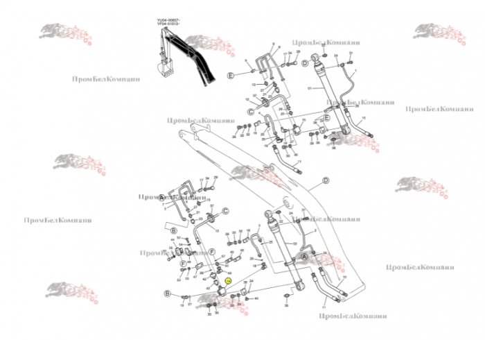 Картинка khcv20 клапан запорный (стопорный) kawasaki khcv20p072/ 405 ( yn28v00015f1 ) для  экскаваторов гусеничных  new holland e235sr, e235srlc