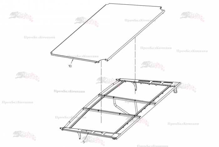 Картинка запчастей: Крышка двигателя сверху SPI.00732 для свеклоуборочного комбайна Grimme Rexor 620/630