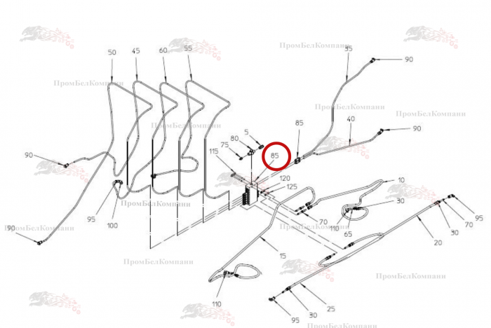 Картинка запчастей: Распределитель VPBM-7-04633 B92.20104 для свеклоуборочного комбайна Grimme Rexor 620/630