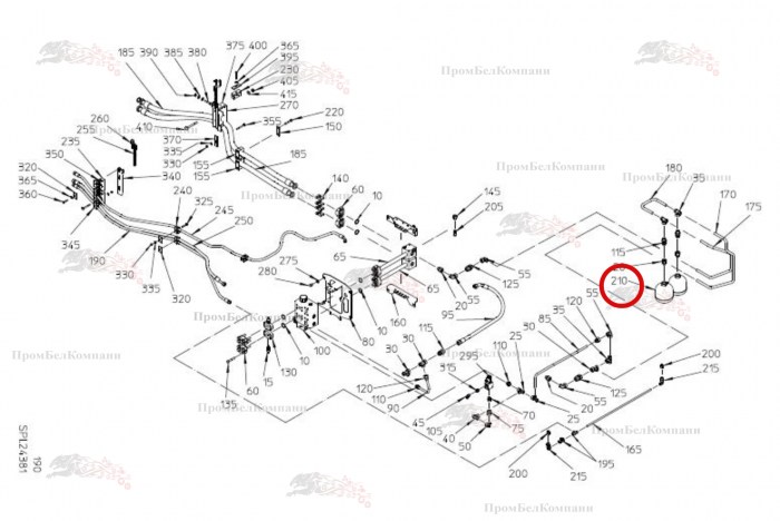 Картинка запчастей: Аккумулятор 092.01620 для свеклоуборочного комбайна Grimme Rexor 620/630