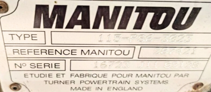 Картинка коробка передач 115-ps6-3023 (287421) для телескопического погрузчика manitou 741