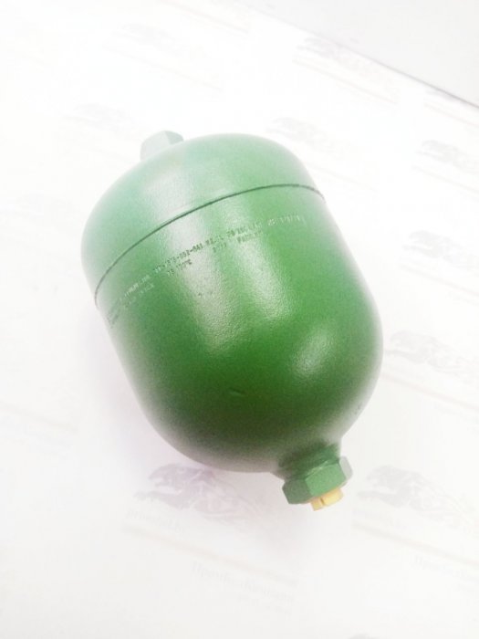 Картинка пневмогидроаккумулятор freudenberg integral accumulator 280-1515-052-641 re321771/ re321772 2.8l для john deere 8130/ 8230/ 8225r /8235r /8245r /8260r /8295r /8310r /8320r /8330 /8335r /8345r /8360r /8430 /8530