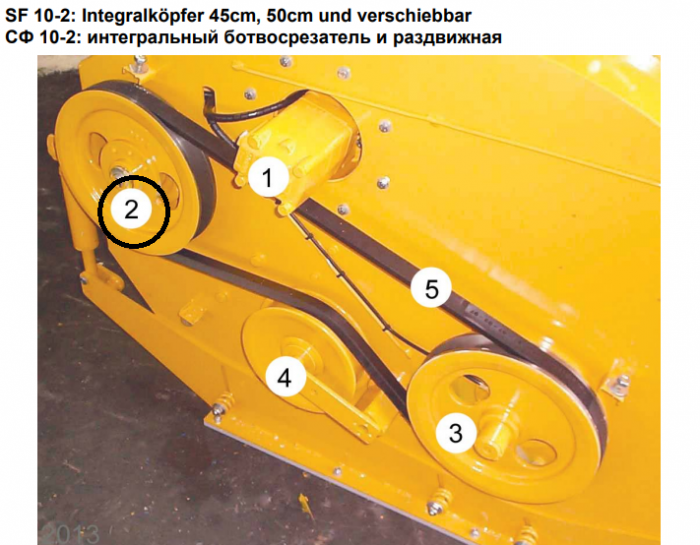 Картинка запчастей: Клиноременный шкив V0-120-007-001-001 для свеклоуборочного комбайна Franz kleine SF 10-2 