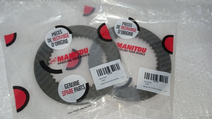 Картинка 561798 manitou / диск фрикционный акпп manitou 561798 для mlt-731, mlt-735 