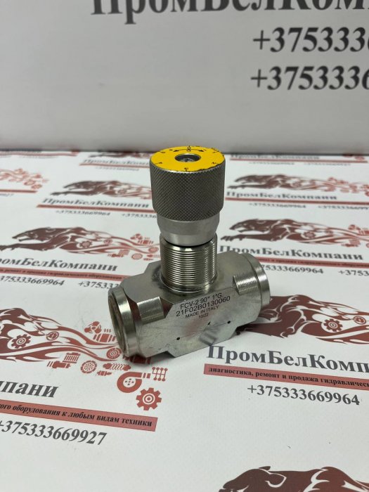 Картинка дроссель gumec hydraulic fcv-2 90° 1"g ( 21f02b0130060 )