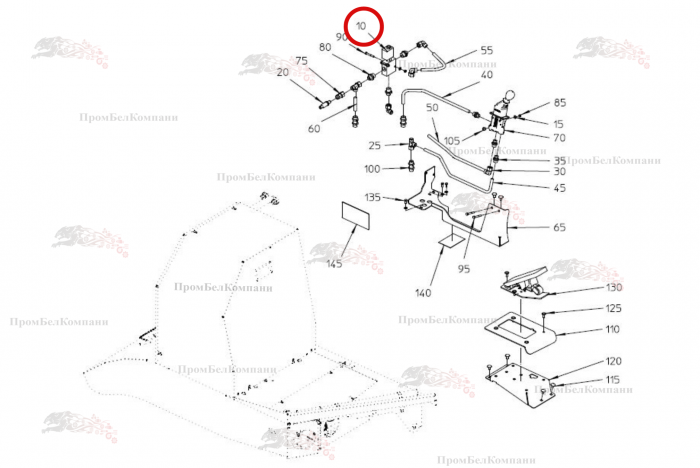 Картинка запчастей: Трехходовой двухпозиционный клапан с корпусом R1/2 B92.03620 для свеклоуборочного комбайна Grimme Rexor 620/63