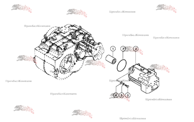 Фото гидромотор claas 7719160, 0007719160, 771916.0 для claas lexion 580, 570, 560