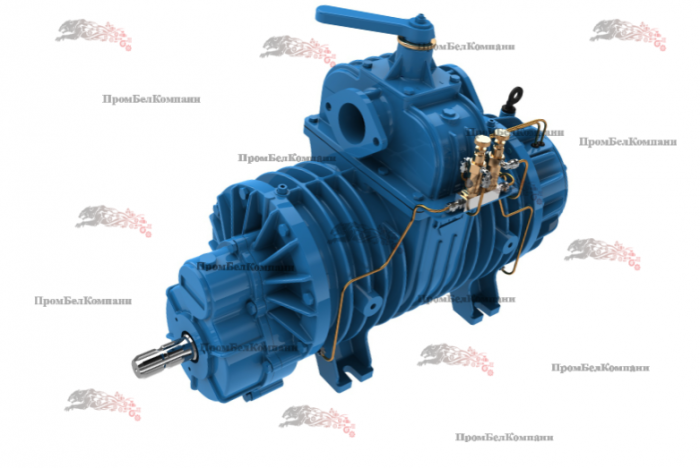Картинка насос вакуумный лопастной jurop pn 140-1000-sx ( pn-140m / pn 140m /  pn140m ) для разбрасывателя мжу, мжу-20 