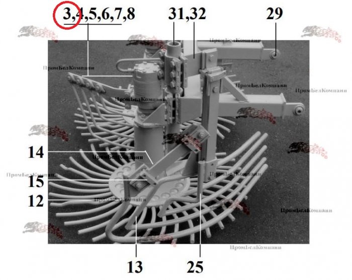 Фото гидромотор героторный white drive products w80371 / 362022.112625-23 / 630 series dr 300 / s6-104-053-036 / re013946 для свеклоуборочного комбайна franz kleine (кляйне) sf10