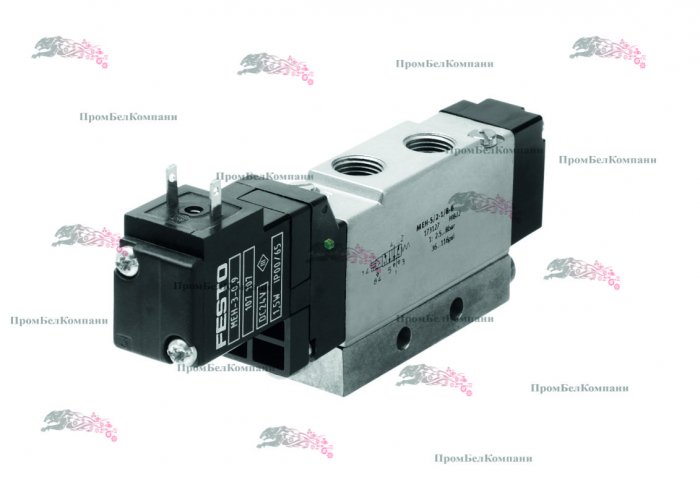 Картинка пневмораспределитель festo meh-5/2-1/8-b 173127 