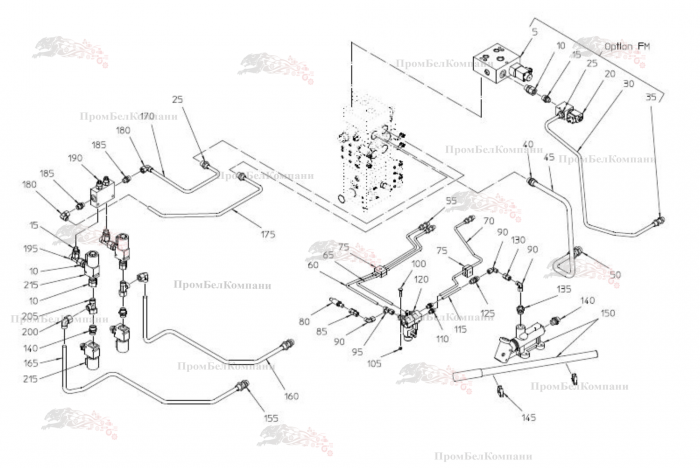Картинка запчастей: Двухходовой двухпозиционный клапан B92.05594 для свеклоуборочного комбайна Grimme Rexor 620/630
