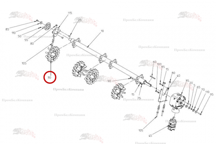Картинка запчастей: Пальцевый диск 006.00682 для свеклоуборочного комбайна Grimme Rexor 620/630