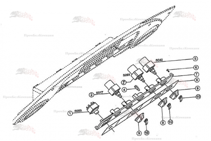 Картинка запчастей: Консоль обслуживания SPI.01460 для свеклоуборочного комбайна Grimme Rexor 620/630