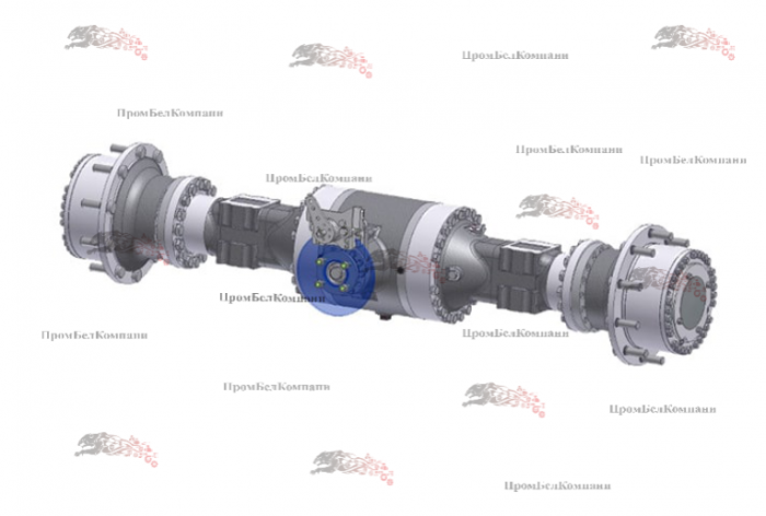 Картинка запчастей: Мост ведущий неуправляемый 10Н.23.00.000 для Амкодор 320 (10H.23.00.000)