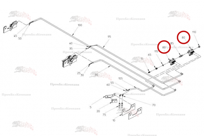 Картинка запчастей: Поршневой распределитель VKS04-104 B92.20046 для свеклоуборочного комбайна Grimme Rexor 620/630