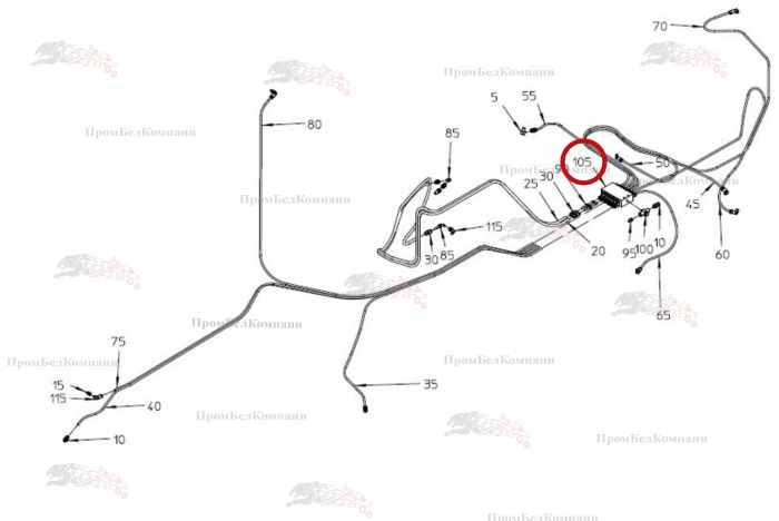 Картинка запчастей: Распределитель VPBM-6-092 B92.01927 для свеклоуборочного комбайна Grimme Rexor 620/630