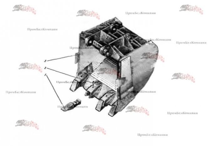 Картинка ковш для экскаватора эо-3322