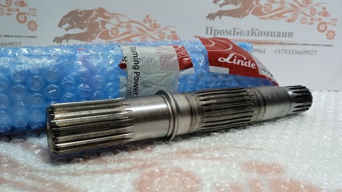 Картинка запчастей: Вал тандема гидромоторов Linde HMF75-02 (оригинал) для свеклоуборочных комбайнов Holmer Terra DOS T3, Terra DOS T4, Agrifac
