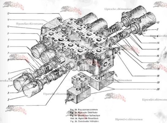 Картинка гг432 гидрораспределитель гг432а-04в / гг 432 а 04 в для эо-3322