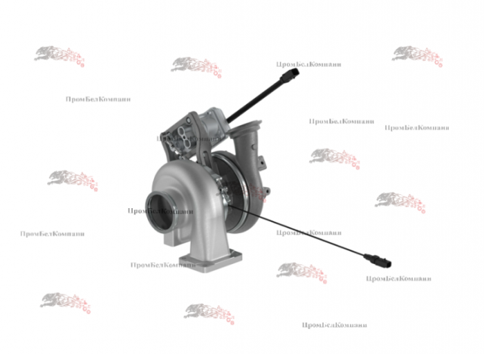 Картинка: Турбонагреватель / турбина / турбокомпрессор JOHN DEERE DZ102071 для тракторов  JOHN DEERE 9470RX, 9520Р, 9520RX