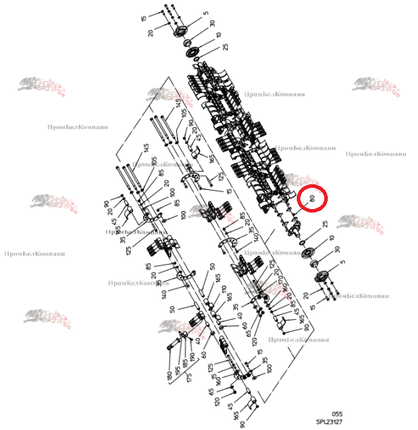 Картинка запчастей: Мультивал 101.01818 для свеклоуборочного комбайна Grimme Rexor 620/630