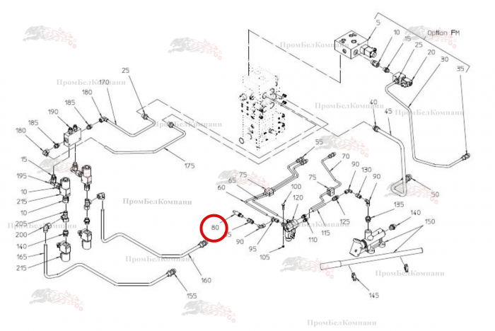 Картинка запчастей: Датчик давления 0-60БАР 4-20МА B92.04449 для свеклоуборочного комбайна Grimme Rexor 620/630