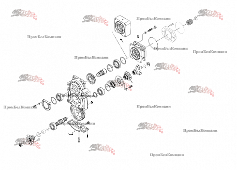 Изображение коробка передач dana spicer 333/h8701 (311/306) для jcb