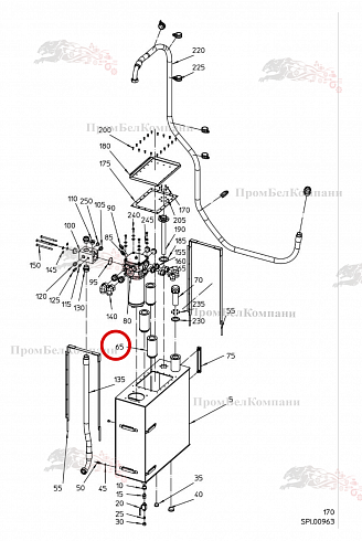 Всасывающий фильтр 200 л/мин B92.05954 для свеклоуборочного комбайна Grimme Rexor 620/630