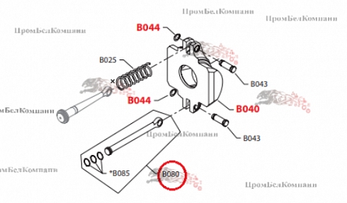 Поршень 4740385 ORIG / поршень наклона гидронасоса аксиально-поршневого Sauer Danfoss FRR074 FRL074 FRR090 FRL090
