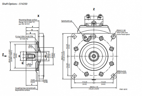 Изображение Гидромотор Sauer Danfoss 51V250 (15494) для CLAAS Lexion 600