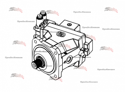 Изображение Гидромотор аксиально-поршневой BOBCAT 7241008 (model 83044289) для погрузчика Massey Ferguson TH.6030H гидромоторы