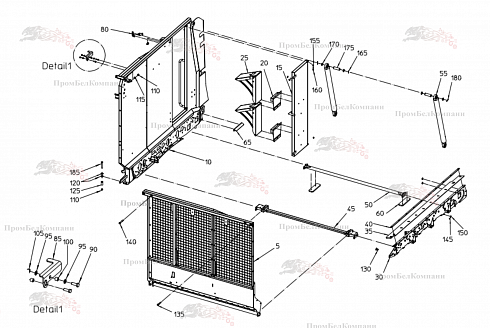 Бункер сзади SPI.01387 для свеклоуборочного комбайна Grimme Rexor 620/630