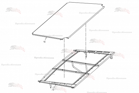 Крышка двигателя сверху SPI.00732 для свеклоуборочного комбайна Grimme Rexor 620/630