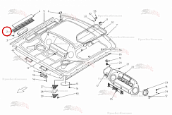 Картинка запчастей: Решетка B81.00526 для свеклоуборочного комбайна Grimme Rexor 620/630
