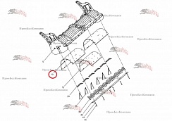 Картинка запчастей: Облицовка (защита корпуса ботвоудалителя, обшивка) 076.04966 для свеклоуборочного комбайна Grimme Rexor 620/630