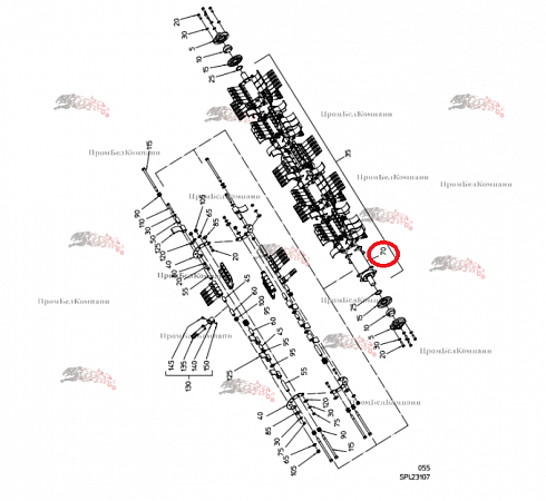 Мультивал 101.01784 для свеклоуборочного комбайна Grimme Rexor 620/630