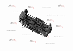 Картинка гидрораспределитель bosch rexroth r908407776a 401/m5001 ( 401m5001 ) для jcb