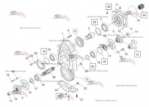 10223142 КПП / коробка передач / раздаточная коробка Dana Spicer